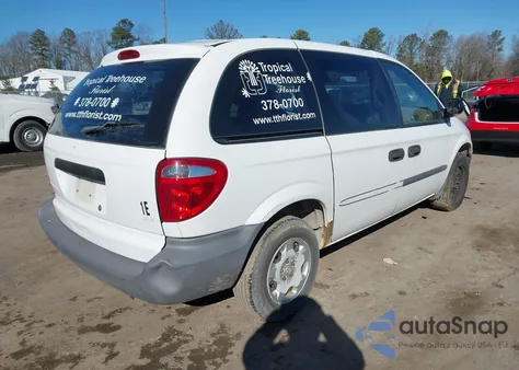 2003 Dodge Caravan Se z USA, uszkodzony, nr VIN 1D4GP25B33B149031